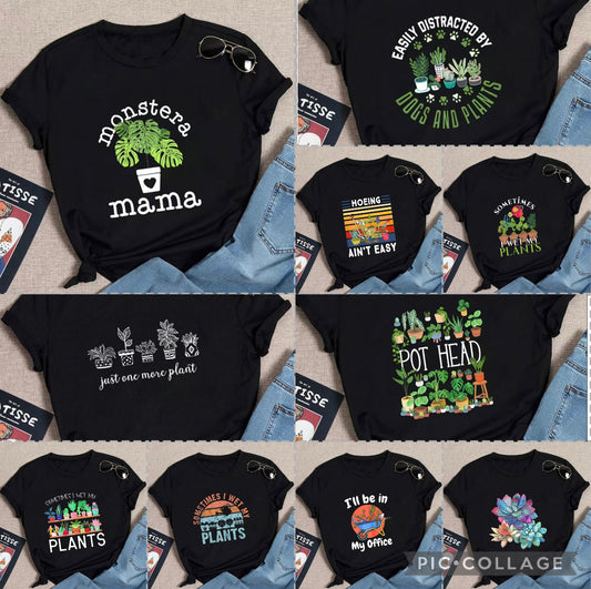 Punny Plant Mom Tees!